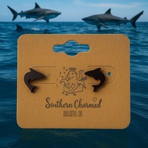 COPY - Black Shark Earrings